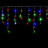 Гірлянда ColorWay Бахрома 3 м x 0.6 м 100 Led IP20 теплий колір USB (CW-GF-100L36UWW)
