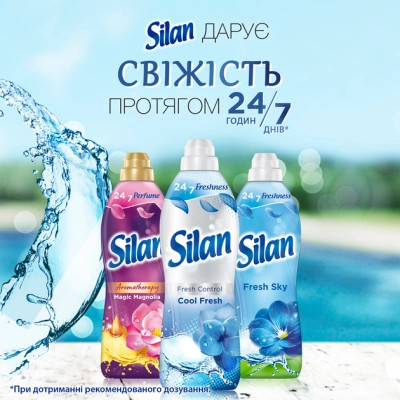 Кондиціонер для білизни Silan Fresh Control Cool Fresh 1100 мл (9000101585247)