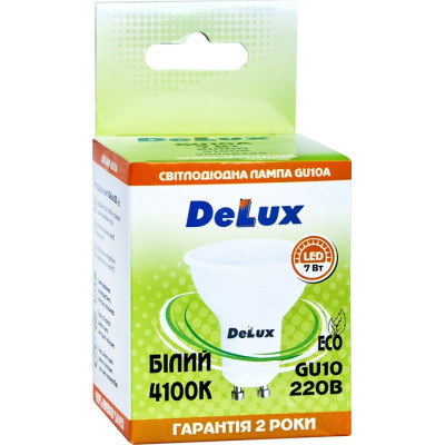 Лампочка Delux GU10A 7Вт 4100K 220В GU10 (90008349)