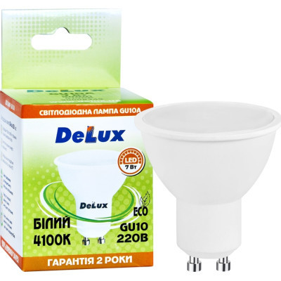 Лампочка Delux GU10A 7Вт 4100K 220В GU10 (90008349)