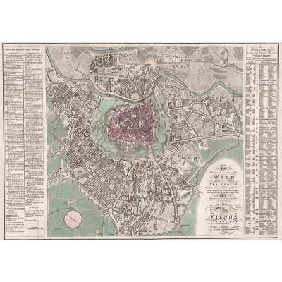 Пазл Piatnik Мапа Відня 1824 року, 1000 елементів (PT-559440)