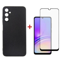 Чохол до мобільного телефона Dengos Kit for Samsung Galaxy A05s (A057) case + glass (Black) (DG-KM-09)