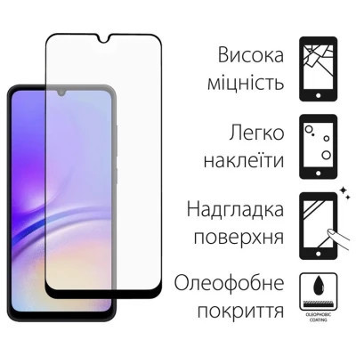 Чохол до мобільного телефона Dengos Kit for Samsung Galaxy A05s (A057) case + glass (Black) (DG-KM-09)