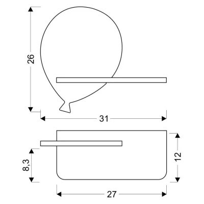 Світильник Candellux BALOON (21-85108)