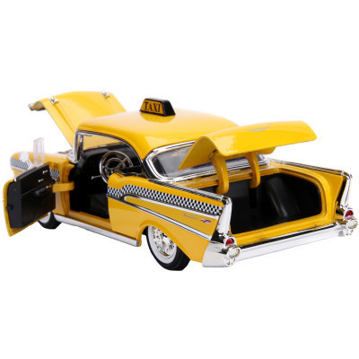 Машина Jada металева &quot;Марвел. Жовте таксі&quot; Чеві Бел Ейр (1957) з фігуркою Дедпула 1:24 (253225001)