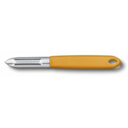 Овочечистка Victorinox 165 мм, серрейторное лезвие, оранжевая (7.6077.9)