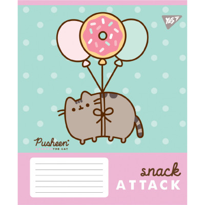 Зошит Yes Pusheen Candy А5 12 аркушів лінія (767598)