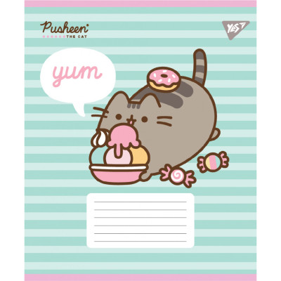 Зошит Yes Pusheen Candy А5 12 аркушів лінія (767598)