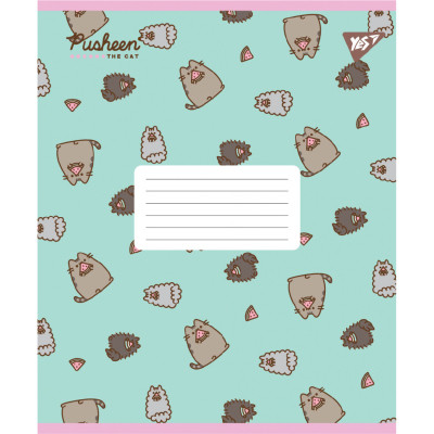 Зошит Yes Pusheen Candy А5 12 аркушів лінія (767598)