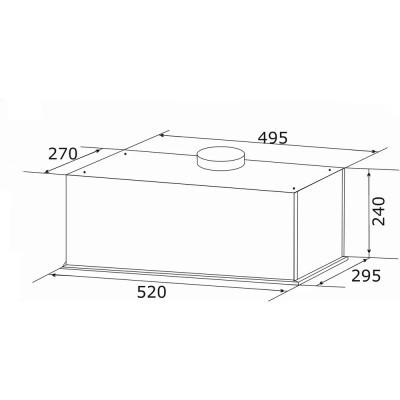 Витяжка кухонна GRANADO Palamos 4613-1200 White glass (GCH4613120055)