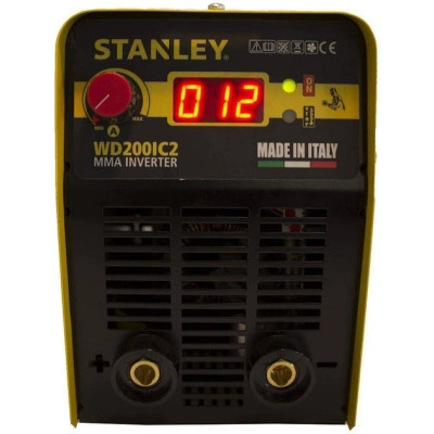 Зварювальний апарат Stanley інверторний 15-200 A, тривалість навантаження 60% (WD200IC2)