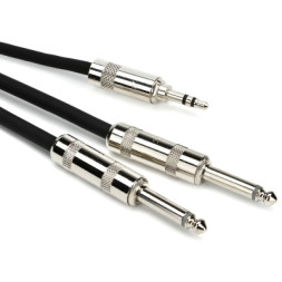 Інсертний кабель RapcoHorizon Y-Cable 3.5mm TRS - TS 1/4&quot; (3m) (YN1-P-10)