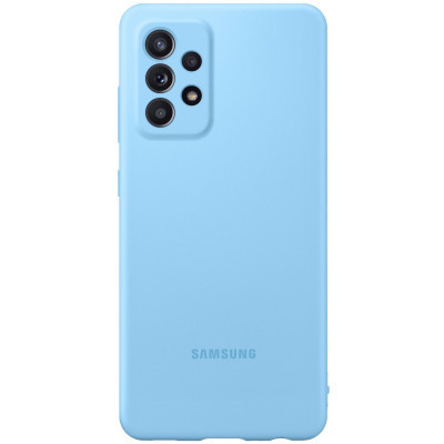 Чохол до мобільного телефона Samsung SAMSUNG Galaxy A52/A525 Silicone Cover Blue (EF-PA525TLEGRU)