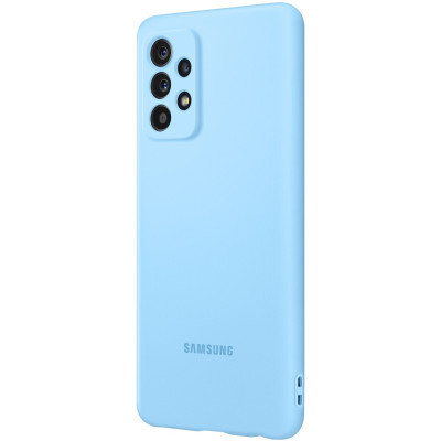 Чохол до мобільного телефона Samsung SAMSUNG Galaxy A52/A525 Silicone Cover Blue (EF-PA525TLEGRU)