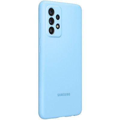 Чохол до мобільного телефона Samsung SAMSUNG Galaxy A52/A525 Silicone Cover Blue (EF-PA525TLEGRU)