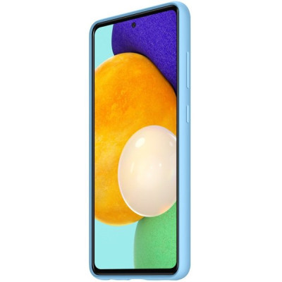 Чохол до мобільного телефона Samsung SAMSUNG Galaxy A52/A525 Silicone Cover Blue (EF-PA525TLEGRU)