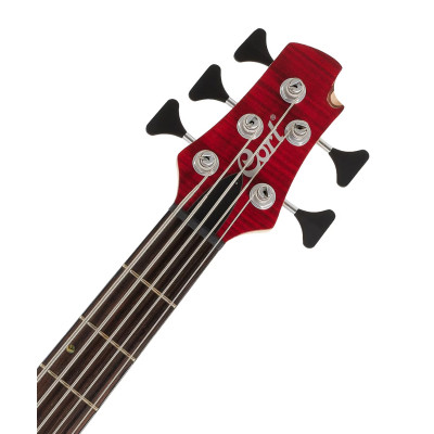 Бас-гітара Cort A5 Plus FMMH (Open Pore Black Cherry)