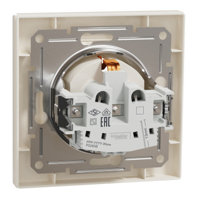 Розетка Schneider Electric ASFORA со штор. крем (EPH2900223)