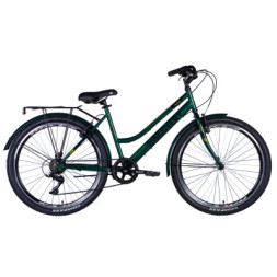 Велосипед Discovery Prestige Woman Vbr 26&quot; 17&quot; ST 2024 Зелений (OPS-DIS-26-590)