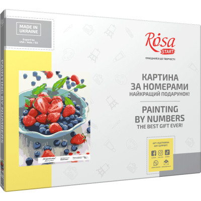 Картина по номерам Rosa Star Ягідний мікс 35 х 45 см (4823098525172)