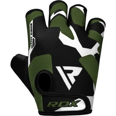 Рукавички для фітнесу RDX F6 Sumblimation Black/Green S (WGS-F6GN-S)
