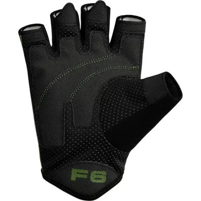 Рукавички для фітнесу RDX F6 Sumblimation Black/Green S (WGS-F6GN-S)