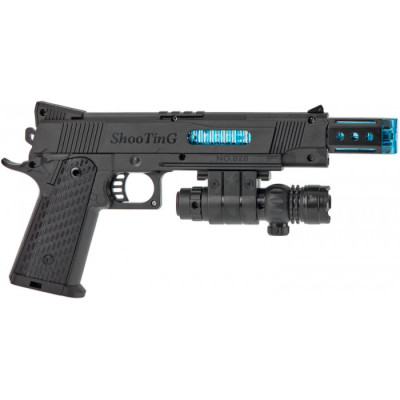 Іграшкова зброя ZIPP Toys Пістолет світлозвуковою Colt 1911 чорний (828B)