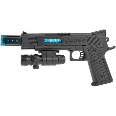 Іграшкова зброя ZIPP Toys Пістолет світлозвуковою Colt 1911 чорний (828B)