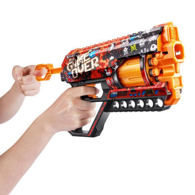 Іграшкова зброя Zuru X-Shot Швидкострільний бластер Skins Griefer Game Over (12 патронів) (36561D)