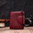 Гаманець ST Leather З натуральної шкіри Бордовий (22452)