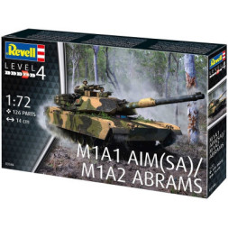 Збірна модель Revell Танк Абрамс M1A1 AIM(SA)/ M1A2 рівень 4 масштаб 1:72 (RVL-03346)