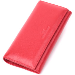 Гаманець ST Leather З натуральної шкіри Червоний (22524)