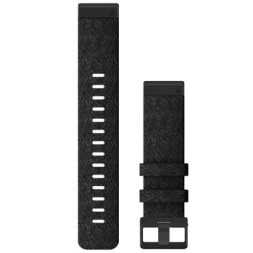 Ремінець до смарт-годинника Garmin fenix 6 22mm QuickFit Heathered Black Nylon (010-12863-07)