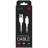 Дата кабель USB 2.0 AM to Type-C 1.0m Glow white 2E (2E-CCAC-WH_)
