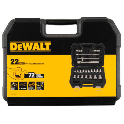Набір головок DeWALT 1/2&quot;, 22 шт. (DWMT19241-1)