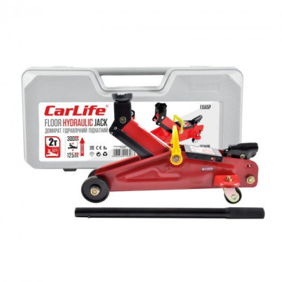 Домкрат CarLife підкатний 2т, 125-305мм (FJ565P)