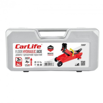 Домкрат CarLife підкатний 2т, 125-305мм (FJ565P)