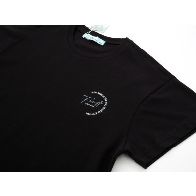 Футболка дитяча A-Yugi базова (7251.01-134B-black)