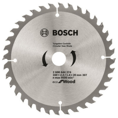 Диск пильний Bosch Eco for Wood 160x2.2x20-36T (2.608.644.374)