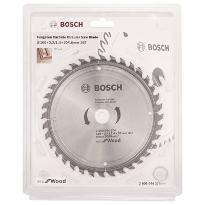 Диск пильний Bosch Eco for Wood 160x2.2x20-36T (2.608.644.374)