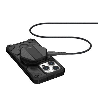 Зарядний пристрій UAG Wireless Charging Pad With Stand Black/Carbon Fiber (9B4410114042)