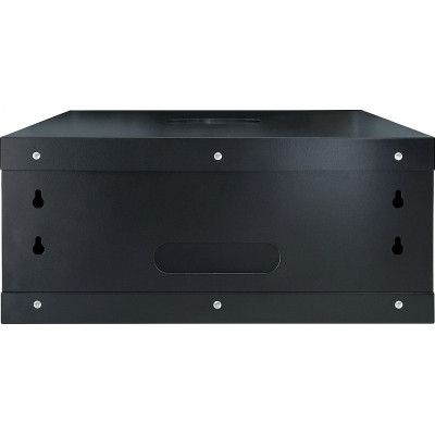 Шафа настінна GEAR 4U 19&quot; 600x450x280 мм, + полка 19&quot;, black (GWMSN-4U-600-450)