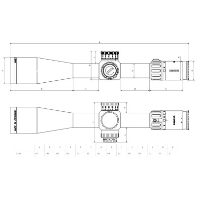 Оптичний приціл MINOX Long Range 5-25x56 F1 з сіткою LR (80107665)