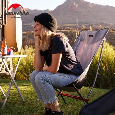 Крісло складане Naturehike YL06 Alu Folding Moon Chair NH18Y060-Z Бежеве (6927595753538)