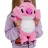 Нічник Bambi М&#039;яка іграшка-нічник Дихаючий Стіч Pink (2313-30 pink)