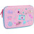 Пенал Cool For School з тисненням 1 відділення Рожевий (QT-5681-Pink)