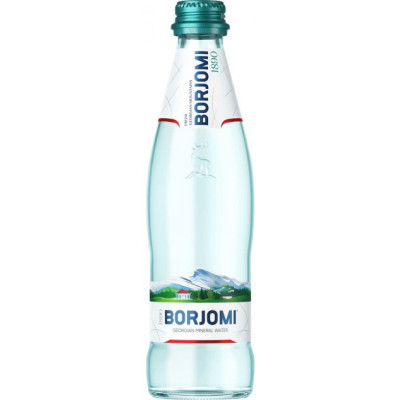 Мінеральна вода Borjomi 0.33 газ скл