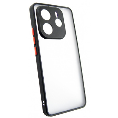 Чохол до мобільного телефона Dengos Matte Xiaomi Redmi Note 14 (Black) (DG-TPU-MATT-155)