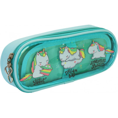 Пенал Cool For School 1 відділення Бірюзовий (CF87229)