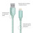Дата кабель USB 2.0 AM to Lightning 2.0m mint ColorWay (CW-CBUL007-MT)